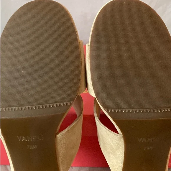 Vaneli Cork Suede Slide sandal 7.5 - Picture 9 of 12